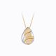 Golden Cove Diamond Pendant